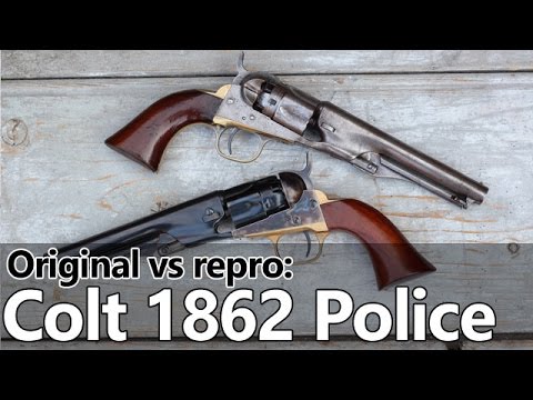 Shooting the 1862 Colt Police – original vs Uberti repro