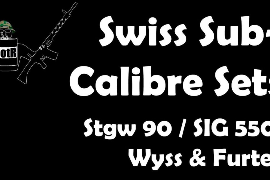 Swiss Sub-Calibre Systems: Stgw 90 / SIG 550