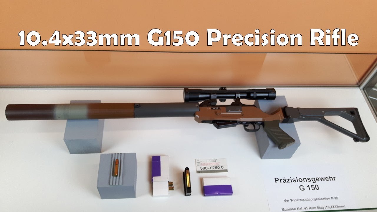 BotR Exclusive! Swiss 10.4mm G150 subsonic precision rifle for the P-26 stay behind organisation