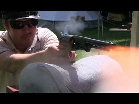 Penetration test: Walker vs 1860 Colt Army vs rifle musket