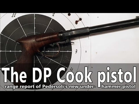 Shooting the Pedersoli Cook underhammer .36 cal percussion pistol