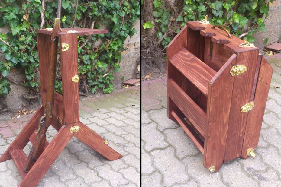 The ultimate portable blackpowder shooting stand