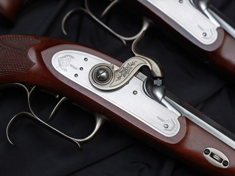 Shooting the Pedersoli LePage percussion pistol