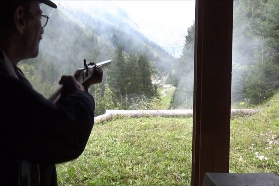 Bonus video – one shot with a .45 Hawken rifle at 300m