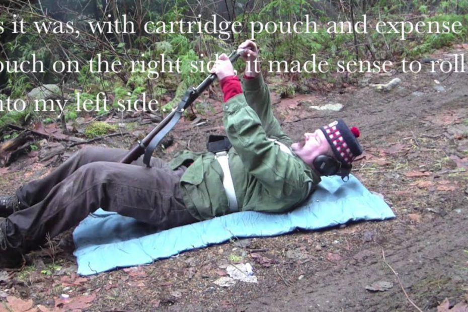 Loading and Firing the P60 Enfield Army Short Rifle from the Prone (Supine)