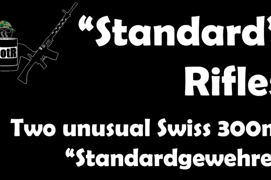 Two unusual 300m Swiss “Standard” rifles, incl. an Accuracy International!