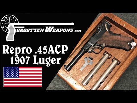 LugerMan Reproduction of the 1907 .45 Test Trials Luger