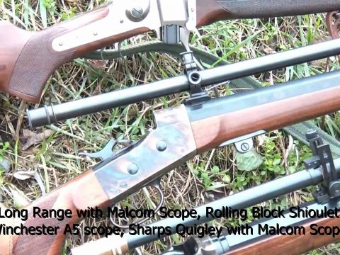 Shooting Pedersoli 45-70 Sharps and Rolling Block rifles