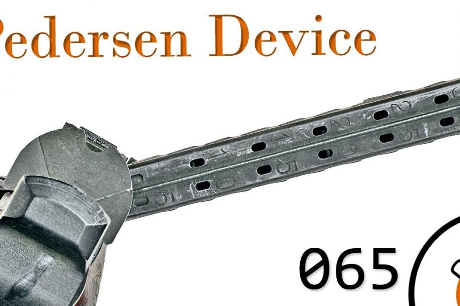 Small Arms of WWI Primer 065: The Pedersen Device