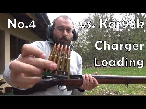 Lee-Enfield No.4 vs. Kar98k: charger loading