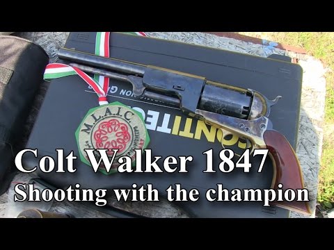 The 1847 Walker revolver – shooting with the champion
