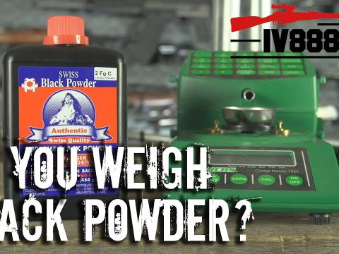 Do You Weigh Black Powder?
