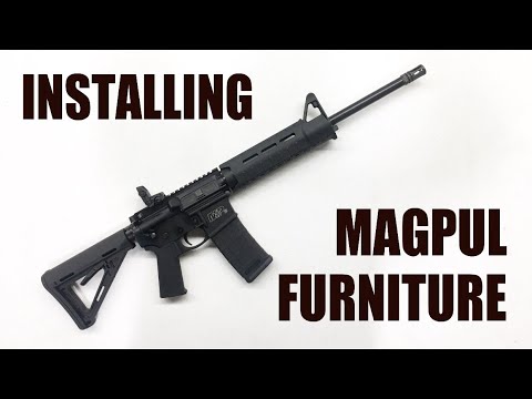 Installing Magpul Furniture On An AR-15