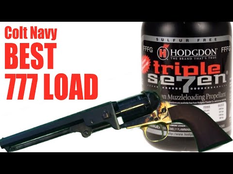 Colt Navy: Finding The Best Triple Seven Load