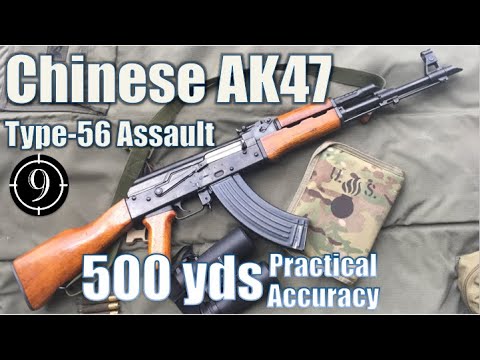 Chinese AK47 to 500yds: Practical Accuracy (Type 56 Assault Rifle) (Milsurp)
