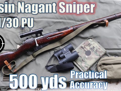 Mosin Nagant M91/30 PU Sniper to 500yds: Practical Accuracy (Milsurp)