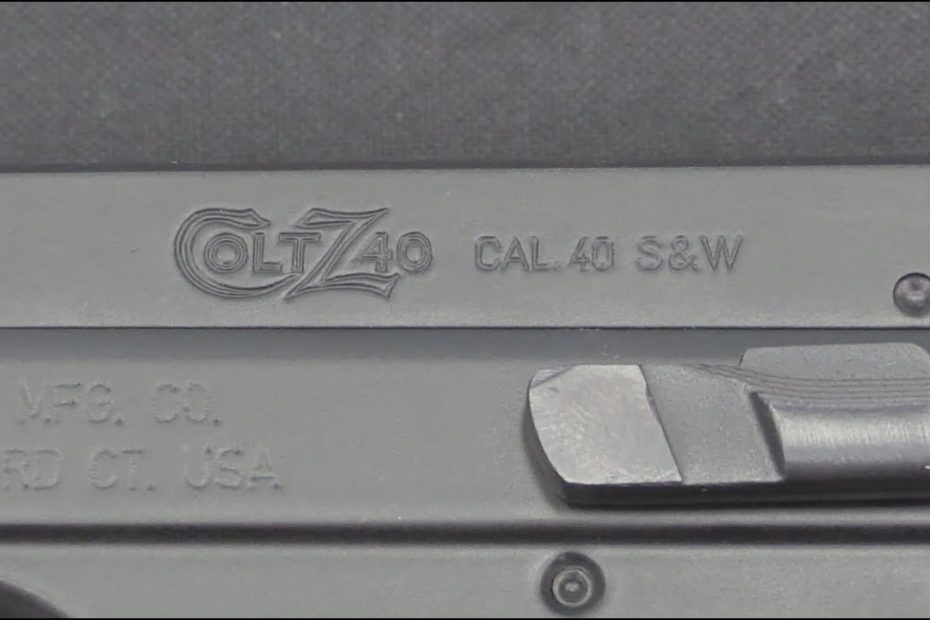 Colt Z40 Pistol #1