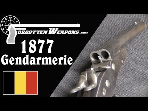 Nagant Model 1877 Gendarmerie Double Barrel Rolling Block Pistol