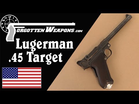 Lugerman’s .45 ACP Target Model Luger