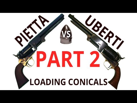 Pietta vs. Uberti, Part 2: Loading Conical Bullets