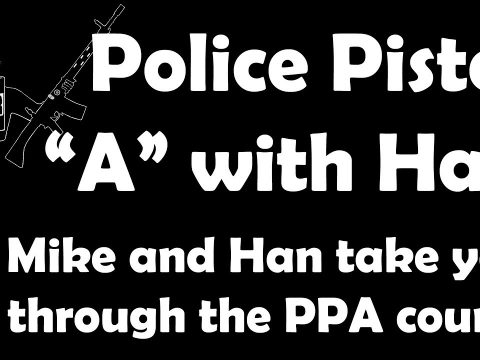 Sports shooting: PPA (Police Pistol A) course of fire with Han