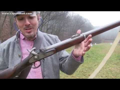 Having fun with an original P56 Enfield muzzleloading military rifle