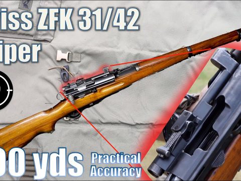 Swiss Zfk 31/42 Sniper Rifle to 500yds: Practical Accuracy (K31 Sniper with GP11ammo)