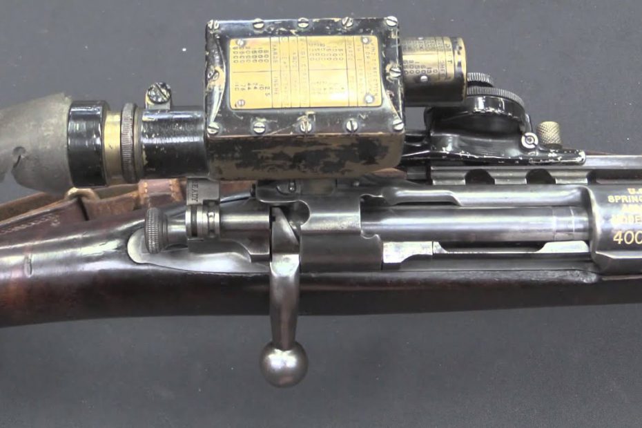 M1903 Sniper Rifle with Warner & Swasey M1913 Musket Sight