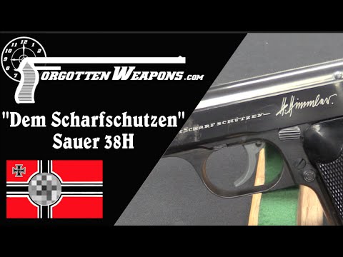 Himmler’s Sniper Presentation Sauer 38H Pistol