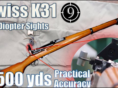 Swiss K31 Diopter Match Rifle to 500yds: Practical Accuracy feat. Bloke on the Range (with GP11ammo)