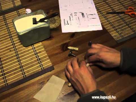 Making the original paper cartridge for Enfield rifle muskets