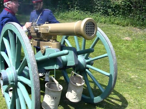 Shooting a Reffye Mitrailleuse (Reproduction)