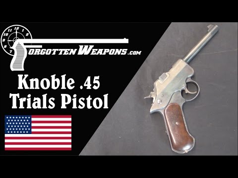 US Test Trials .45 Caliber Knoble Pistol