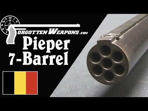 Pieper’s 7-Barrel Mitrailleuse: Like a Shotgun But Accurate