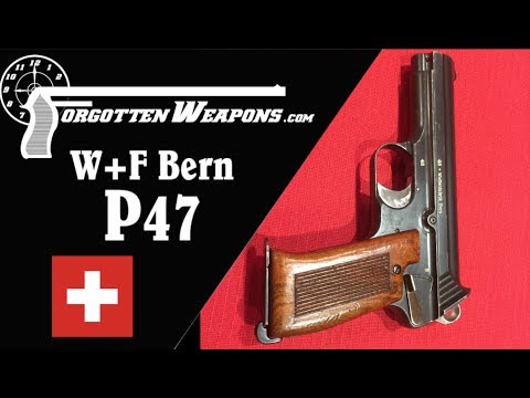 W+F Bern P47 Experimental Gas-Delay Pistol