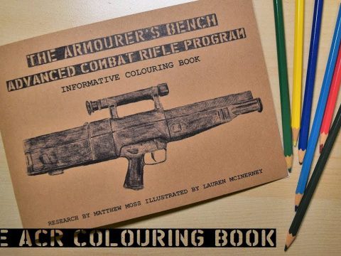 Introducing the Advanced Combat Rifle Colouring Book!