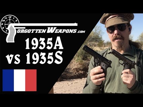 Comparison: French 1935A vs 1935S Pistols