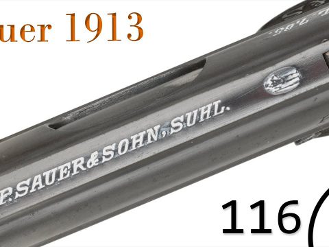 Small Arms of WWI Primer 116: German Sauer 1913