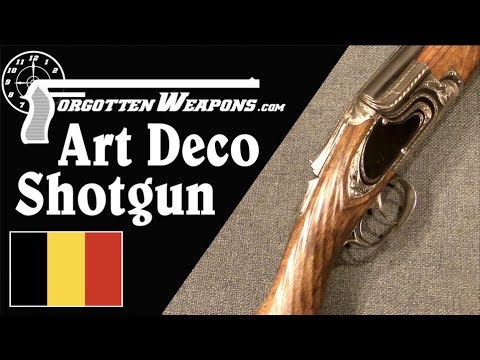 Remarkable Art Deco Style FN/Browning B25 Shotgun