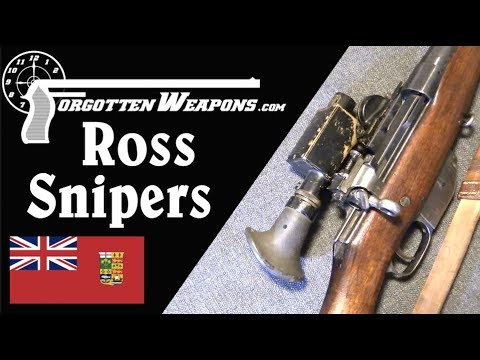Canadian Ross MkIII Sniper Rifle with Warney & Swasey Scope