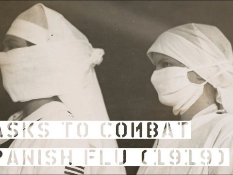 Nurses Make Masks to Combat Spanish Flu (1919)