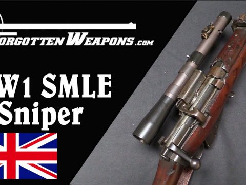 British World War One SMLE Sniper Rifle