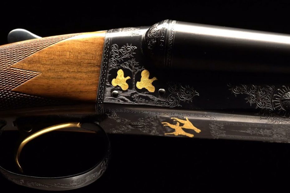 Gold Inlaid Winchester Model 21 Shotguns