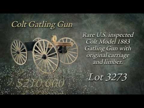 Watch The Sale of Lot 3273 Colt Gatling Gun Selling at the April 2012 Firearms Auction