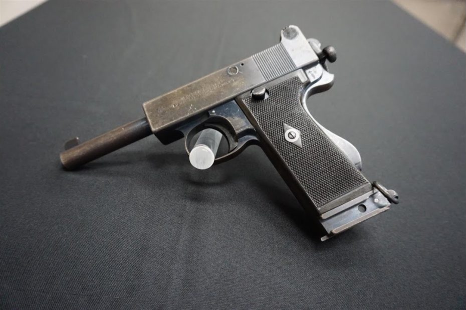 Two Webley Pistols. Two Stories