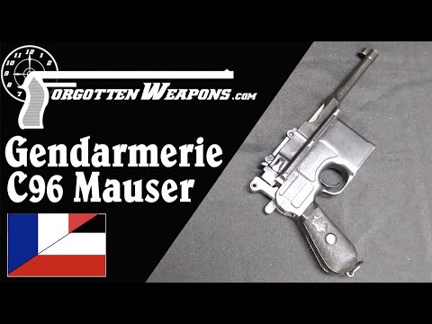 French Gendarmerie C96: A German Pistol for the Occupation