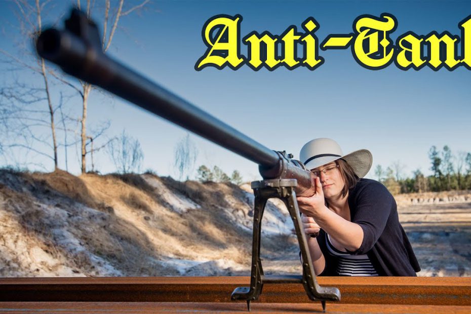 Mae fires the T-Gewehr – First anti-tank rifle