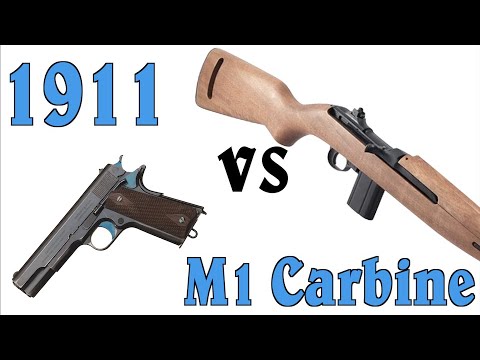 1911 vs M1 Carbine in a Practical Match