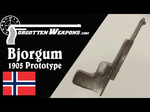 Bjorgum 1905 Norwegian Prototype Pistol