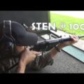 9x19mm STEN Mk.2 machine carbine / SMG at a rather optimistic 100m.